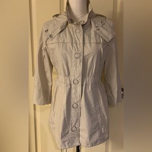 Armani Exchange Lightweight Khaki Removable Hood Jacket Size M